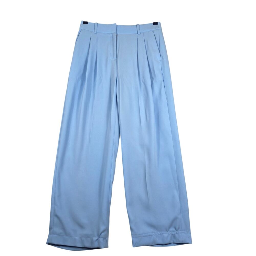 J. Crew Light Blue Essential Wide Leg Pant Trousers